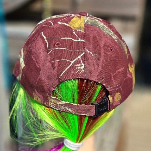 Ladies Maroon Camo BLING Hat NEW - Picture 4 of 4